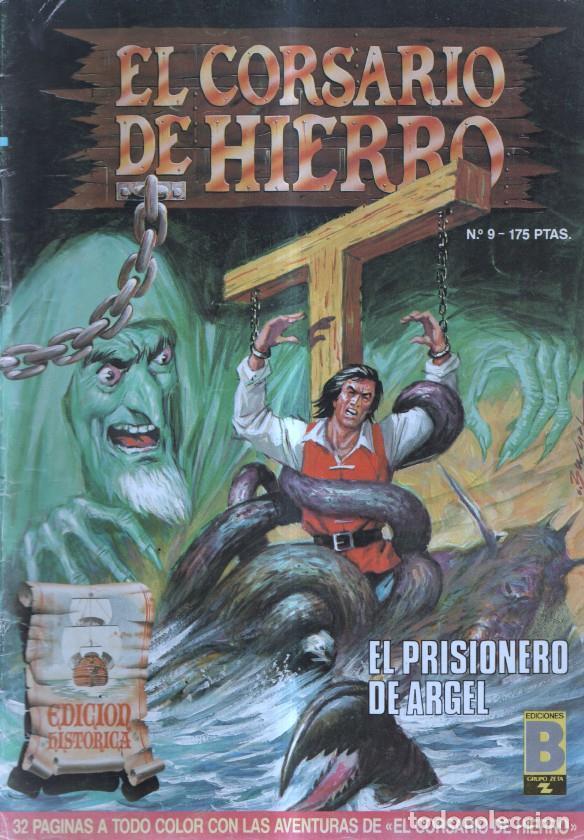 Comics: El corsario de hierro numero 09: El prisionero de Argel (ejemplar aviejado) - Victor Mora-Ambros, et