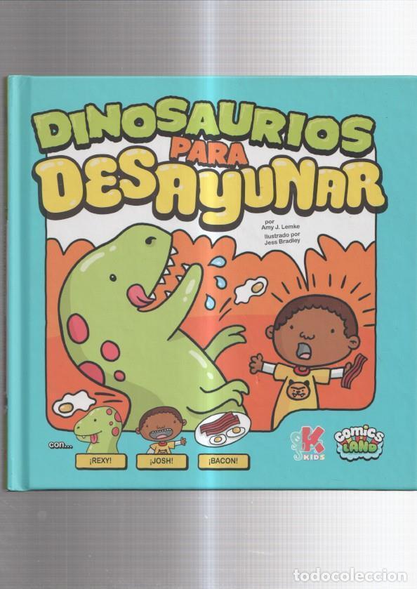 C&oacute;mics: Dinosaurios para desayunar (dibujos de Jess Bradley) - Amy J. Lembe