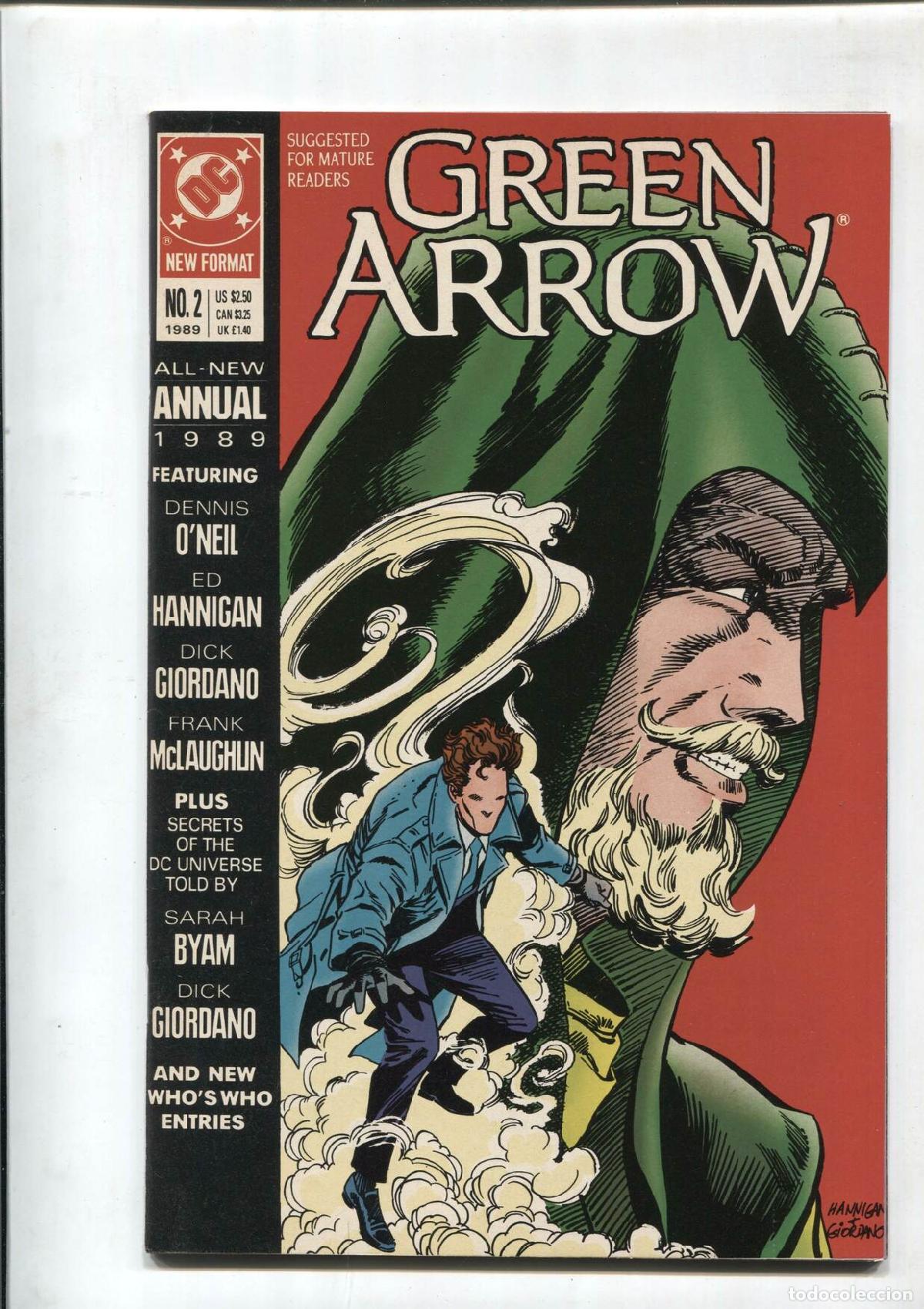 C&oacute;mics: Dc: Green Arrow Annual numero 2 (1989): Saving Face - varios - Foto 1