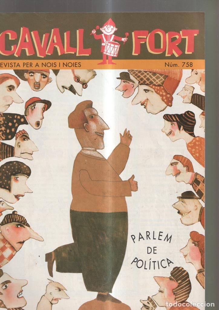 Comics: Cavall Fort numero 0758, febrero 1994. Revista per a nois i noies - Varios