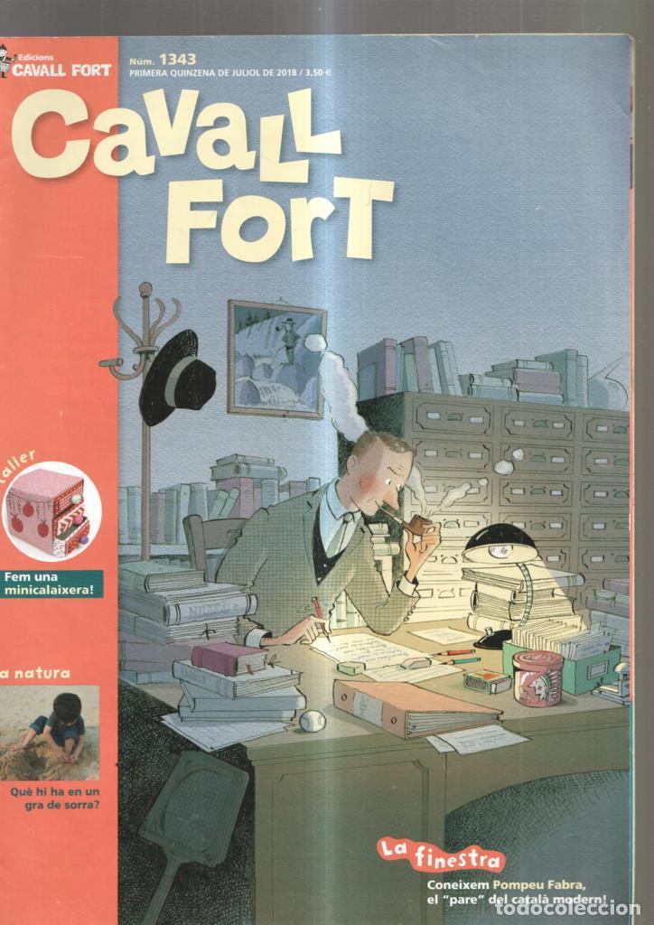 Comics: Cavall Fort numero 1343, juliol 2018: El taller: fen una minicalaixera- La natura: - Varios