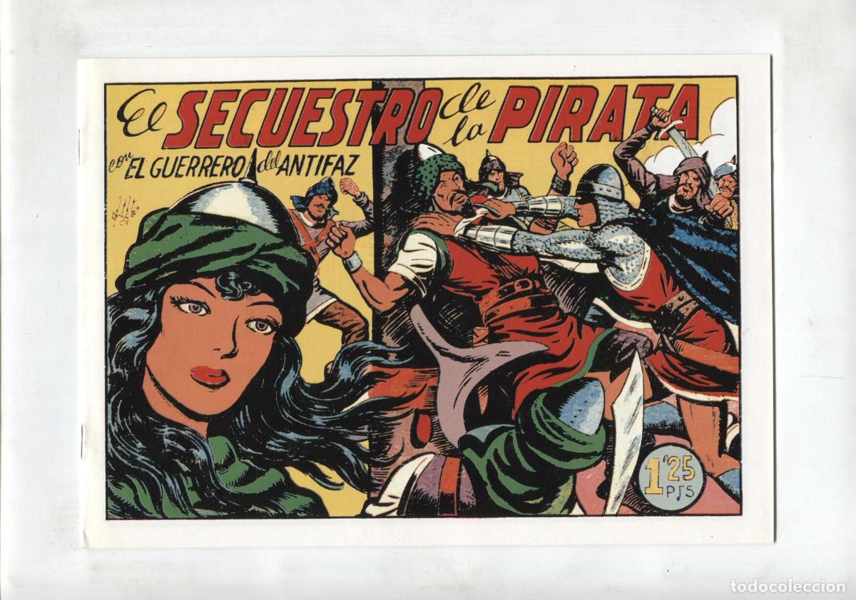 Fumetti: Facsimil: El Guerrero del Antifaz numero 169: El secuestro de la pirata (numerado 1 en trasera) - Ma