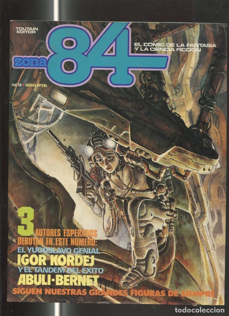 Comics: Zona 84 numero 03 (numerado 2 en trasera) - Varios