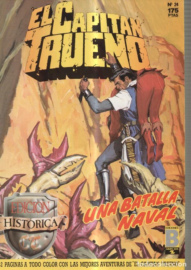 Comics: Edicion Historica: El Capitan Trueno numero 24: Una batalla naval - Victor Mora-Ambros-Pardo-etc
