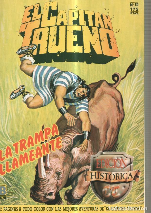 Comics: Edicion Historica: El Capitan Trueno numero 60: La trampa llameante - Victor Mora-Ambros-Pardo, etc