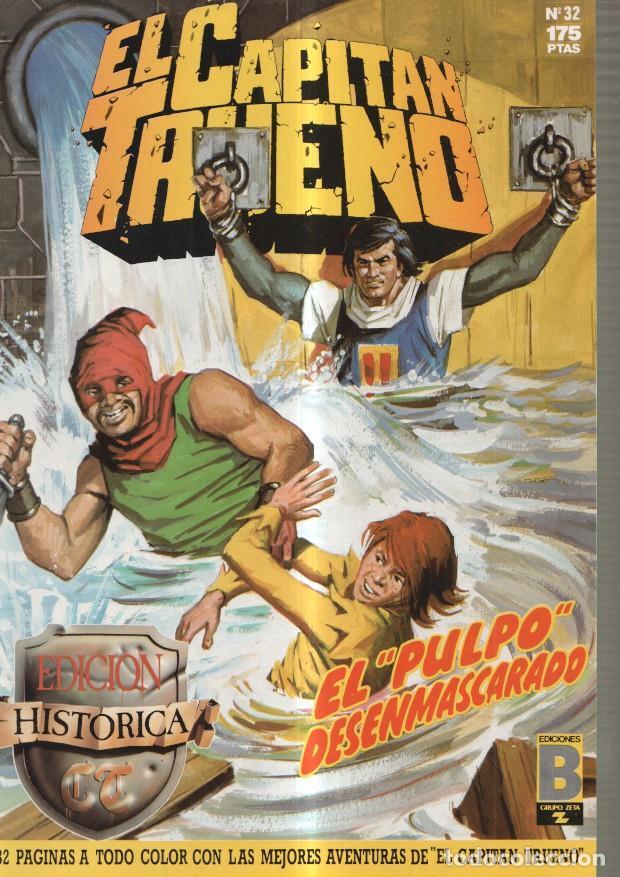 C&oacute;mics: Edicion Historica: El Capitan Trueno numero 32: El Pulpo desenmascarado - Victor Mora-Ambros-Pardo-e