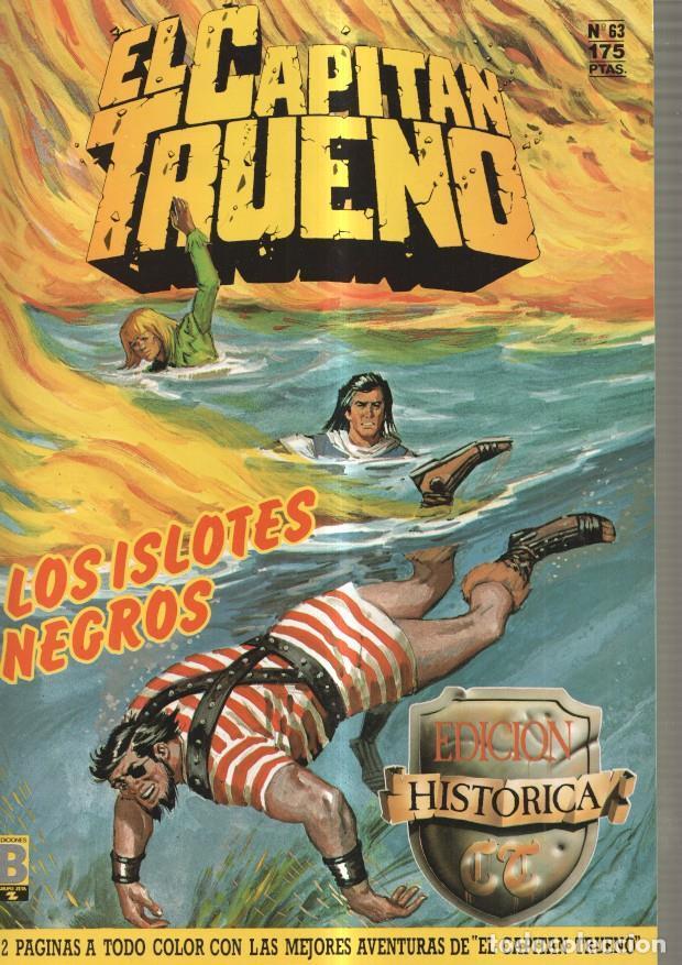 Comics: Edicion Historica: El Capitan Trueno numero 63: Los islotes negros - Victor Mora-Ambros-Pardo, etc