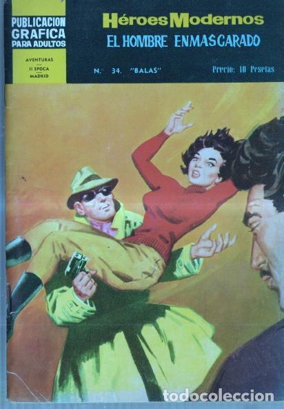 Comics: Heroes Modernos segunda epoca numero 34: El Hombre Enmascarado: Balas - Lee Falk