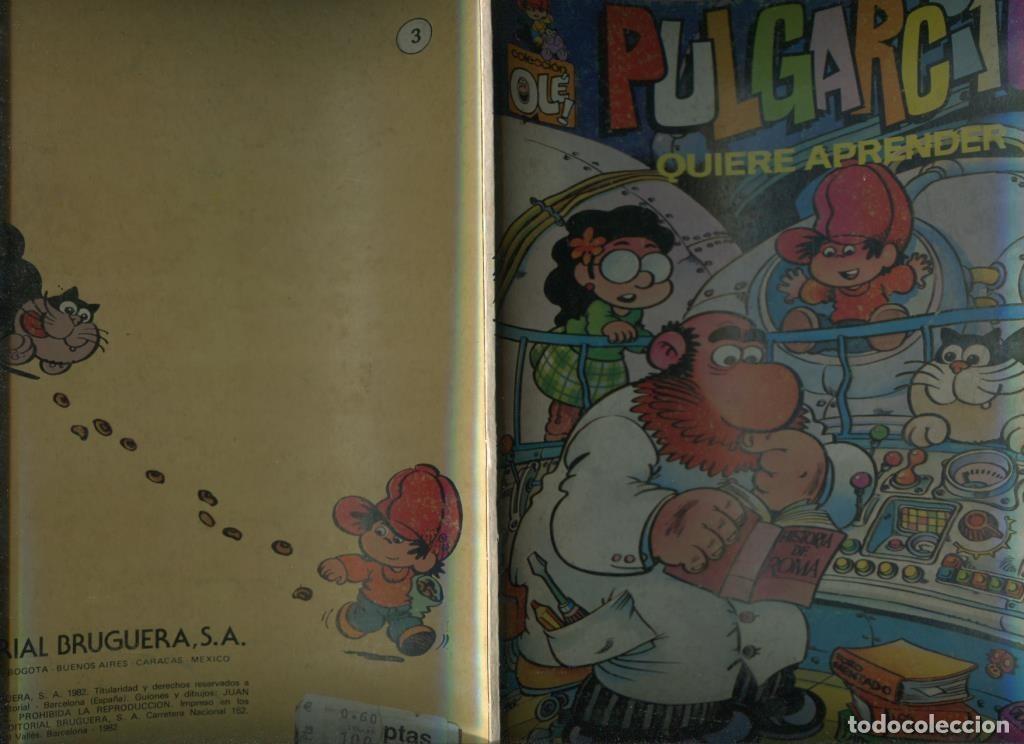 Comics: Coleccion Ole Pulgarcito numero 3: Quiere aprender (numerado 7 en trasera) - Jan
