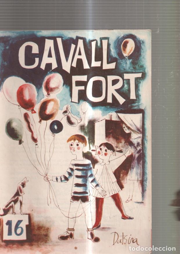 Comics: Cavall Fort revista num. 16, 1961: Cap-gros de les mars- Pitof- Avui fem de cui- - Varios