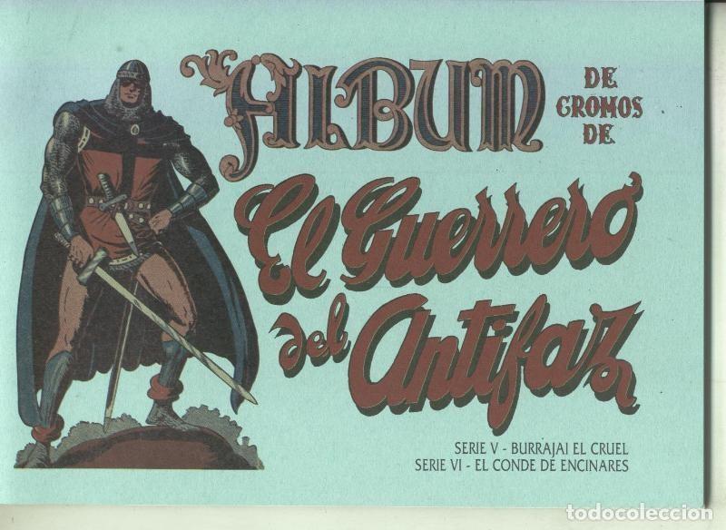 Comics: Facsimil: Album de cromos de El Guerrero del Antifaz series V y VI - Manuel Gago
