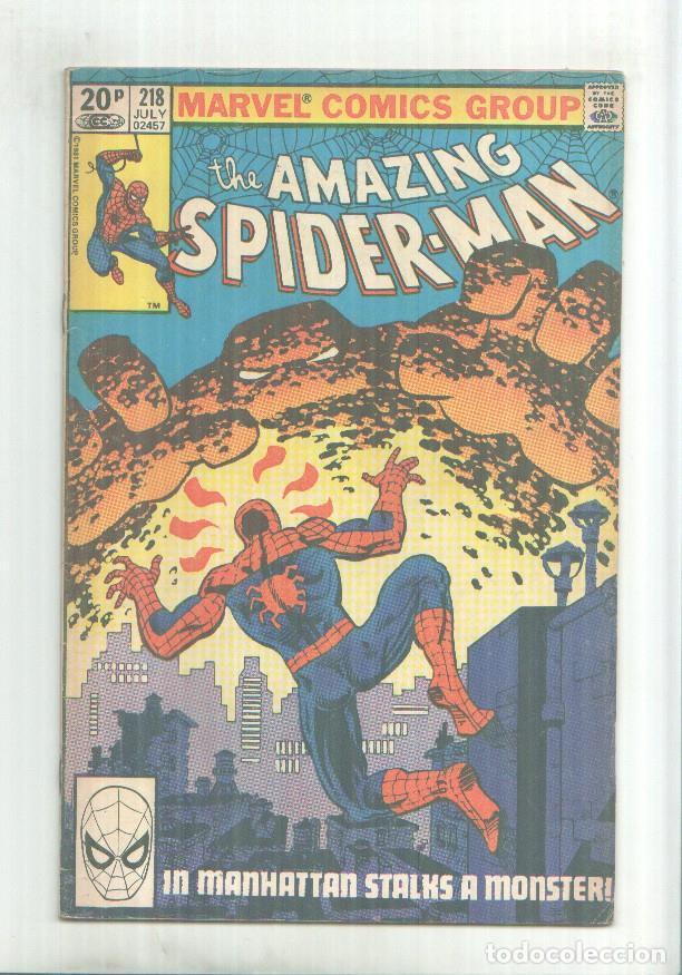 C&oacute;mics: Marvel Comics: The Amazing Spiderman numero 218 - Varios - Foto 1