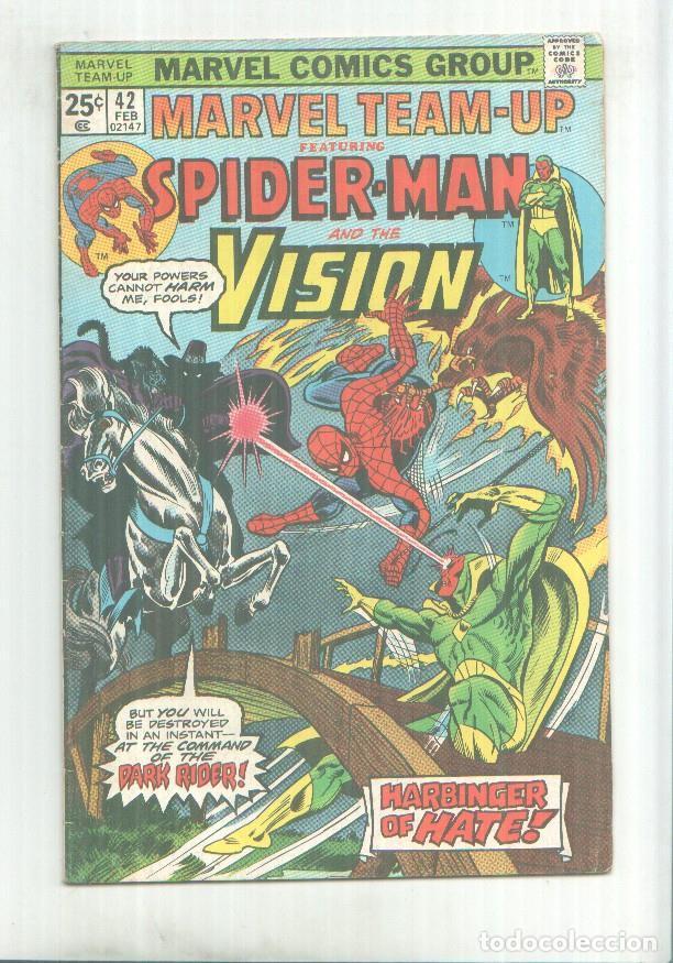 C&oacute;mics: Marvel Comics: Marvel Team Up numero 42: Spiderman and The Vision - Varios - Foto 1