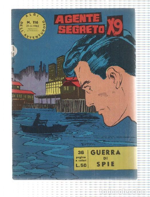 Comics : Comic Albi dell Avventuroso num 116: Agente Secreto X9 - Guerra di spie di Bob Lewis. Idioma: italia