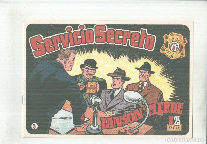 C&oacute;mics: Facsimil: Servicio secreto numero 03: Lanson pierde - M.Graff - Foto 1