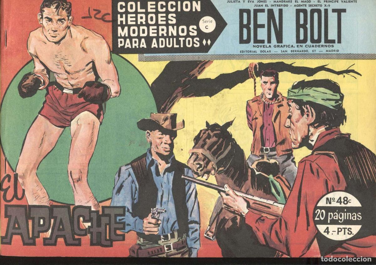 C&oacute;mics: Heroes Modernos serie C numero 48: Ben Bolt: El apache - John Cullen Murphy - Foto 1