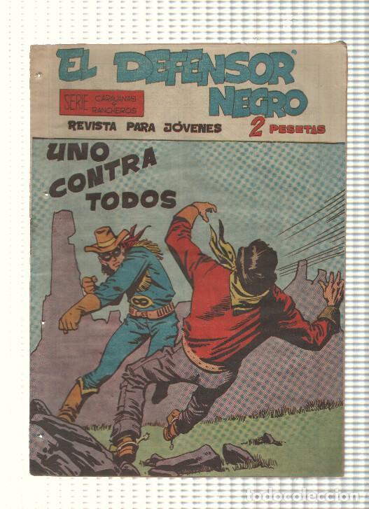 C&oacute;mics: Comic: El Defensor Negro num 30 - Uno contra todos. Serie Caravanas y Rancheros - Foto 1