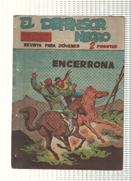 C&oacute;mics: Comic: El Defensor Negro num 40 - Encerrona. Serie Caravanas y Rancheros - Foto 1