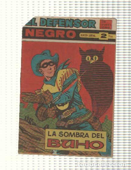 C&oacute;mics: Comic: El Defensor Negro num 45 - La sombra del buho. Serie Caravanas y Rancheros - Foto 1