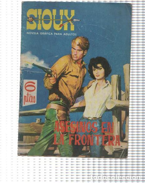 Fumetti: Comic: Sioux num 002 - Asesinos en la frontera. Foto contracubierta: Elke Sommer