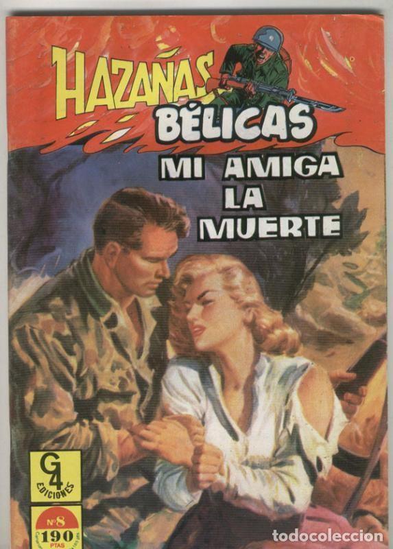 Comics: Gjupo G4: Haza&ntilde;as Belicas vertical de 150 pts numero 08: Mi amiga la muerte - Alex Simmons y Vicente