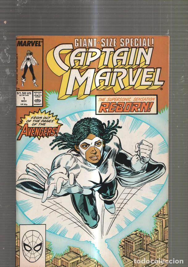 C&oacute;mics: Marvel Comics: Captain Marvel vol 2 numero 01 - varios - Foto 1