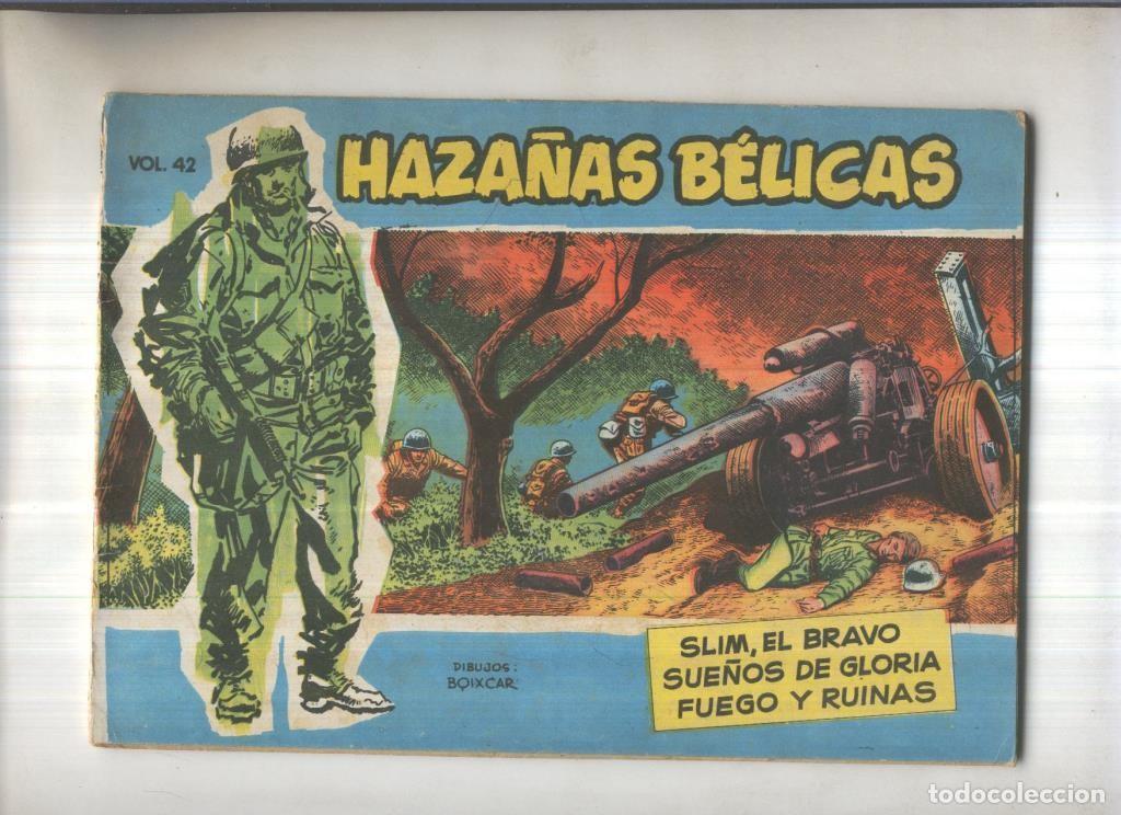Comics: Haza&ntilde;as Belicas Azules numero 042: Slim el bravo-Sue&ntilde;os de gloria-Fuego y ruinas - Boixcar