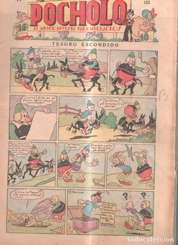 Comics: Pocholo numero 155: Tesoro escondido, cubierta de C.Arnal - varios