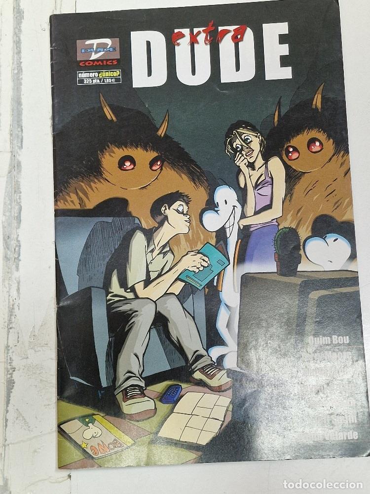Comics: Extra Dude n&uacute;mero &uacute;nico. Lamur, Quintin Lerroux, Caveman - Quim Bou, Terry Moore