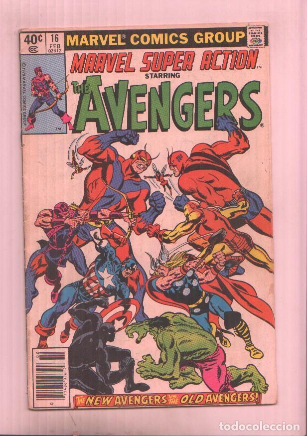 C&oacute;mics: Marvel Comics: Marvel Comics Group: Marvel Super Action vol 1 numero 16: The Avengers - varios - Foto 1