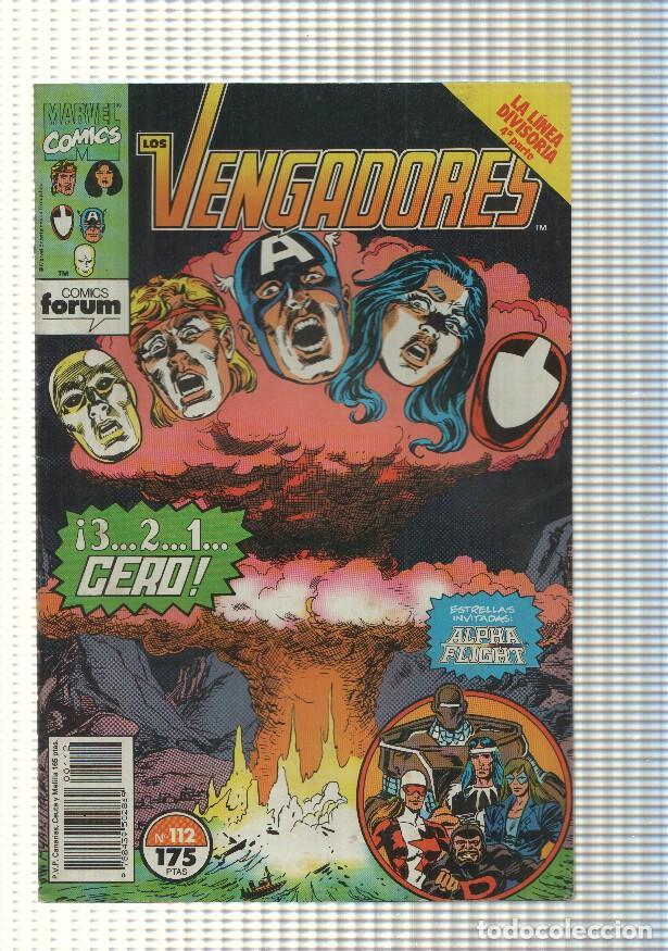 C&oacute;mics: marvel, forum: comic Los Vengadores num 112, 1992 - La linea divisoria parte 5 - Foto 1