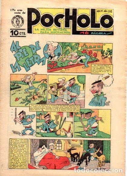 C&oacute;mics: V49010: POCHOLO n&ordm; 192. Al pie de la letra - NULL - Foto 1