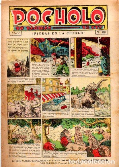 Comics: V49022: POCHOLO n&ordm; 205. Fieras en la ciudad - NULL