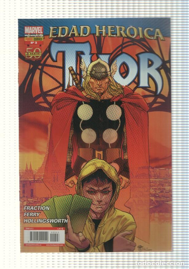 C&oacute;mics: Marvel, Panini: Thor num 03, a&ntilde;o I, 2011. La Edad Heroica - Foto 1