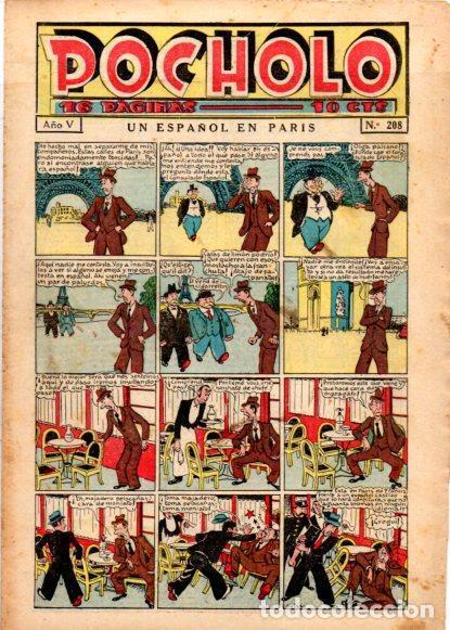 C&oacute;mics: V49019: POCHOLO n&ordm; 208. Un espa&ntilde;oll en Paris - NULL - Foto 1