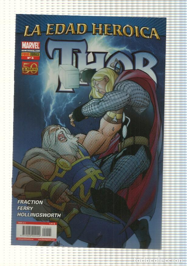 C&oacute;mics: Marvel, Panini: Thor num 05, a&ntilde;o I, 2011. La Edad Heroica. Los Devoradores de Mundos capitulo 5 - Foto 1