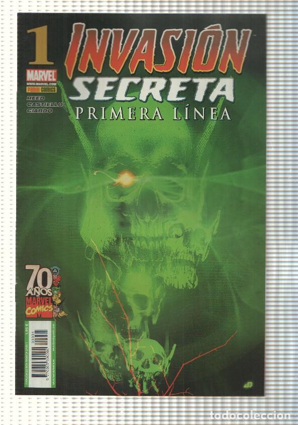 Comics : marvel: Invasion Secreta-Primera Linea num 01, a&ntilde;o 1, 2009 - El fin del mundo capitulo 1