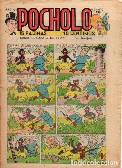 C&oacute;mics: V48929: POCHOLO n&ordm; 246. Como se caza un leon - NULL - Foto 1