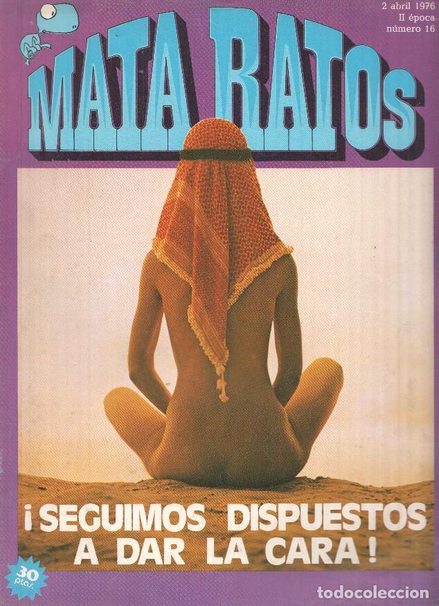 Comics: Ibero Mundial: MATA RATOS, II Epoca: Numero 16 (02 Abril 1976): A dar la cara - Varios