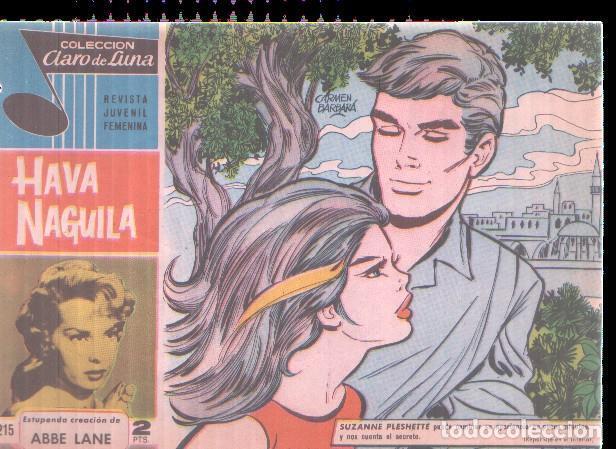Comics: Claro de Luna numero 215: Cancion de Abbe Lane (numerado 1 en trasera) - Abbe Lane-Carmen barbara