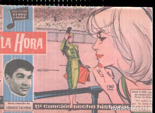 C&oacute;mics: Claro de Luna numero 204: Cancion de Lorenzo Valverde (numerado 1 en trasera) - Lorenzo Valverde