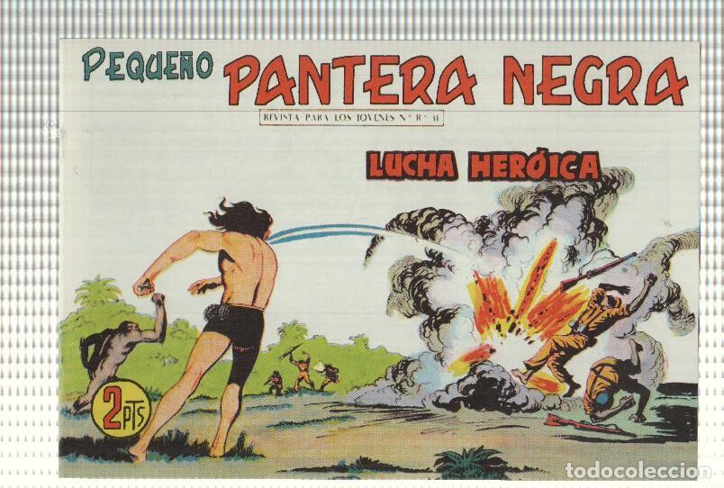 Comics: Facsimil: Peque&ntilde;o Pantera Negra, numero 292: Lucha heroica -