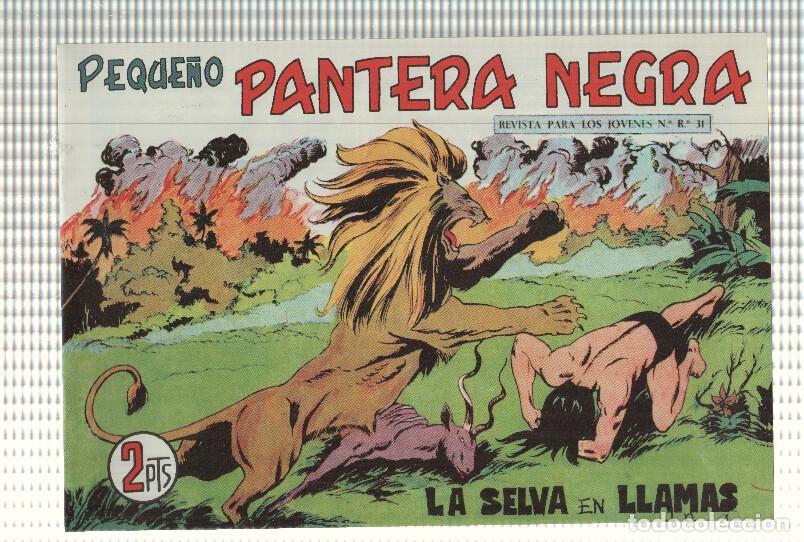 Comics: Facsimil: Peque&ntilde;o Pantera Negra, numero 309: La selva en llamas -