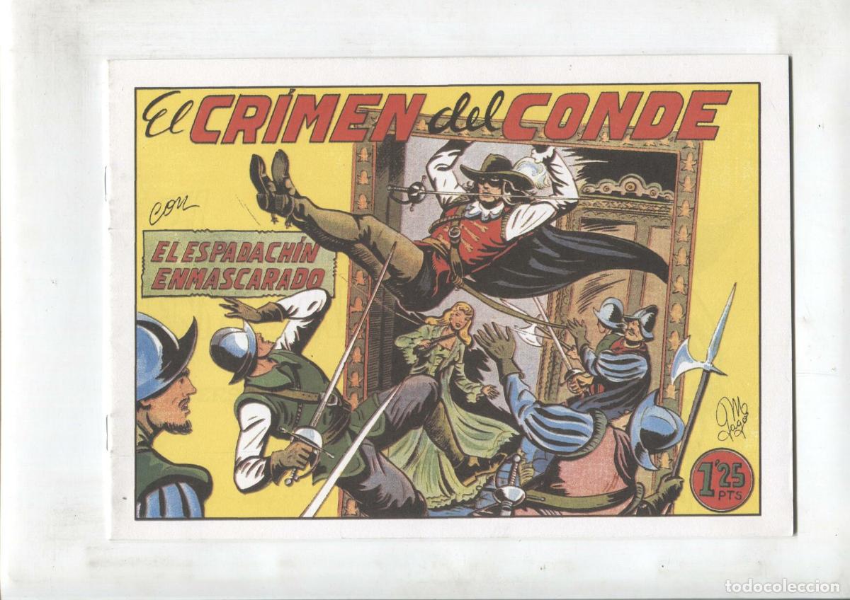 Fumetti: Facsimil: El Espadachin Enmascarado numero 3: El crimen del conde - Manuel Gago