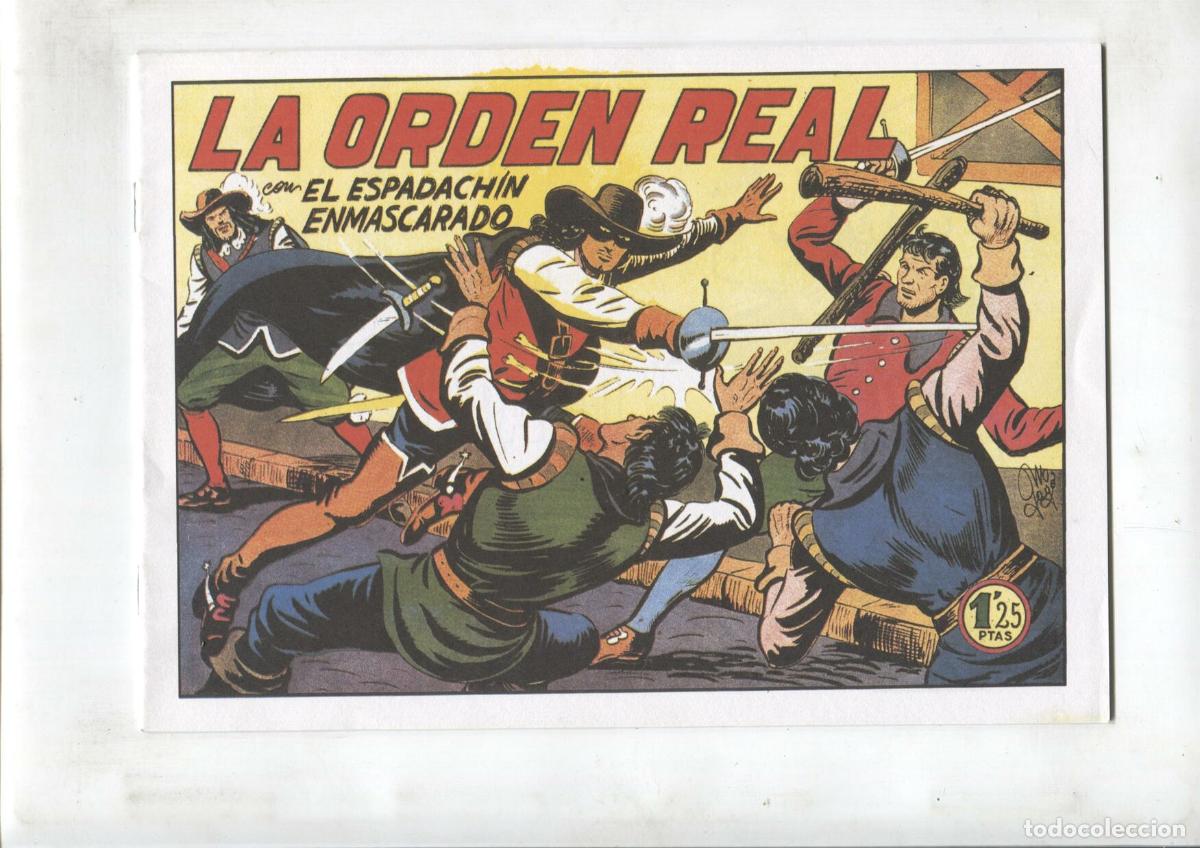 Fumetti: Facsimil: El Espadachin Enmascarado numero 6: La orden real - Manuel Gago