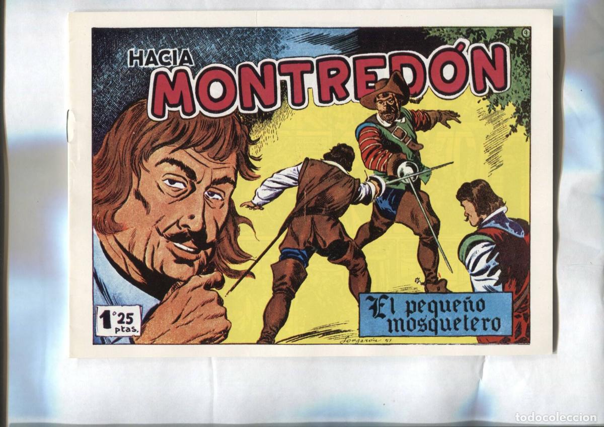 C&oacute;mics: Facsimil: El Peque&ntilde;o Mosquetero numero 09: Hacia Montredon -