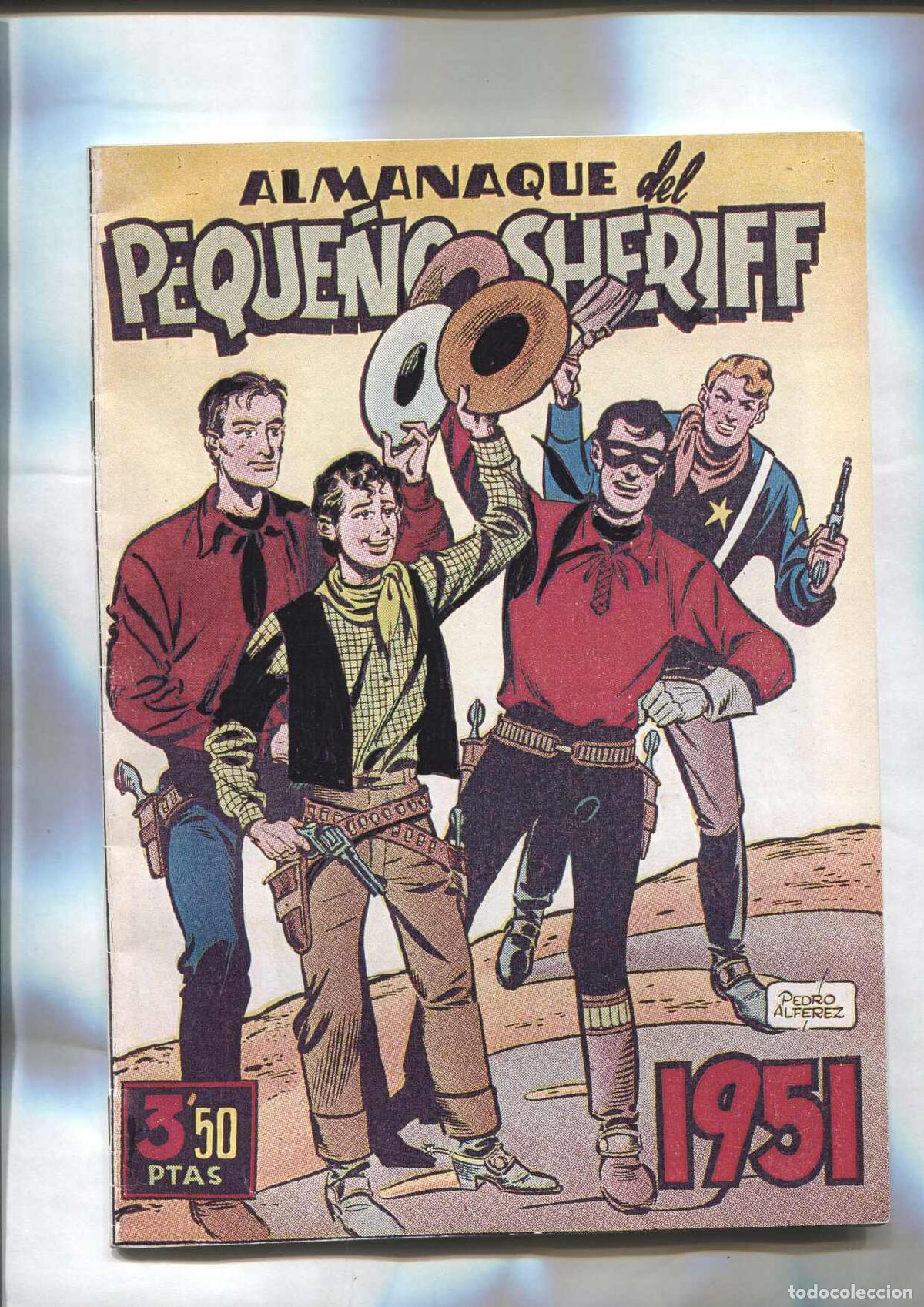 C&oacute;mics: Facsimil: El Peque&ntilde;o Sheriff almanaque para 1951: El misterio de la diligencia fantasma -