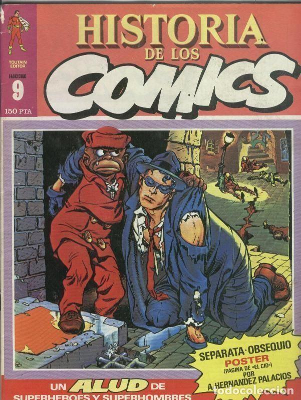 Comics: Historia de los comics de Toutain numero 09: ficha articulo sobre Jerry Robinson, Joe Kubert, Curt