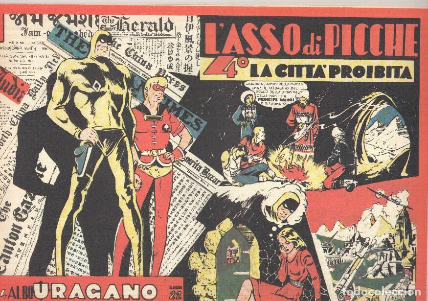 Comics: comic: Lasso di Picche num 04 - La Citta Proibita - Albo Uragano. Hugo Pratt e Oscar Bionda