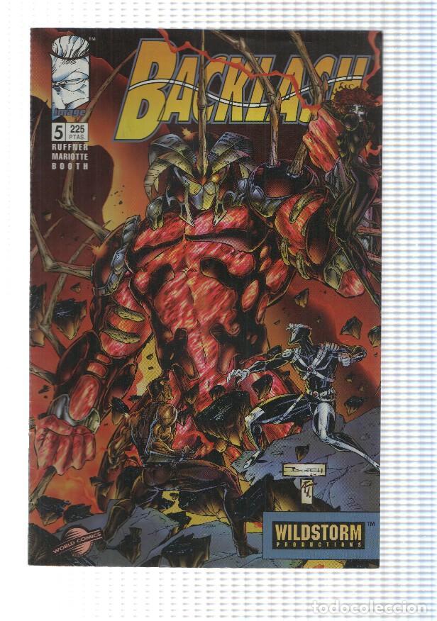 C&oacute;mics: Image, Comic: Backlash num 05, febrero de 1996 - Guerra en el Ciberespacio. World Comics - Foto 1